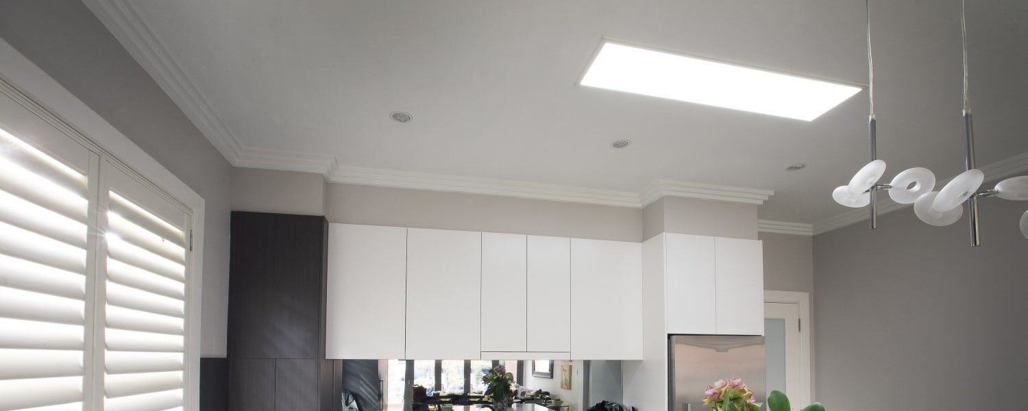 A Ilume Skylight in a brand new Kitchen